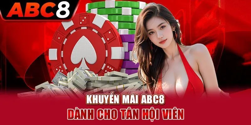 các chương trình khuyến mãi thịnh hành tại ABC8 với biểu tượng quà tặng, tiền thưởng và giao diện sự kiện sôi động.