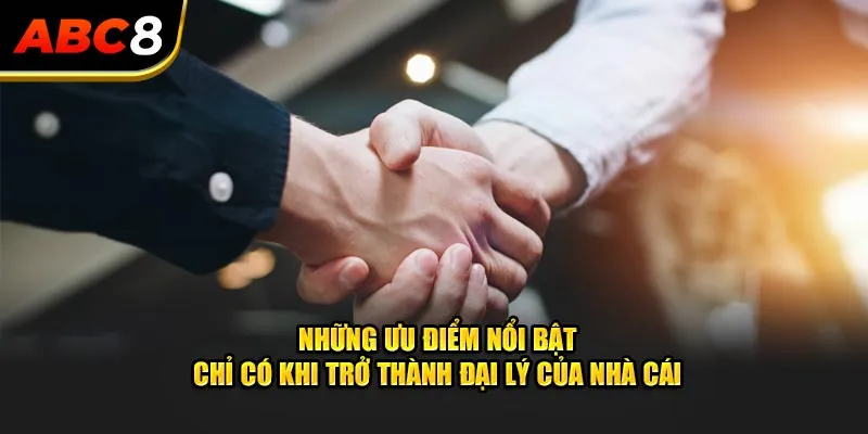 lợi ích khi hợp tác làm đại lý ABC8 với biểu tượng tiền thưởng, hợp tác kinh doanh và đồ thị tăng trưởng